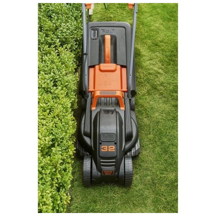 Tondeuse électrique BLACK+DECKER BEMW351-QS - 1000W - 32cm de coupe -