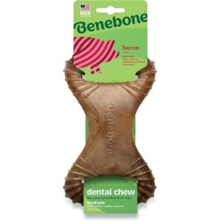 Benebone - Jouet a mâcher dentaire pour chien adulte, Taille M, saveu