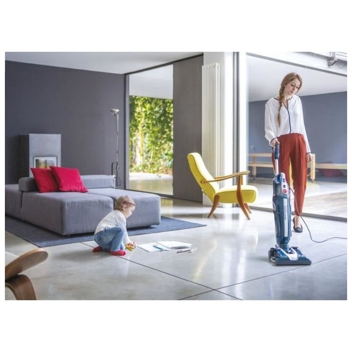 HOOVER H-PURE 700 - Balai hybride Aspiration + Vapeur 360° - Puissant
