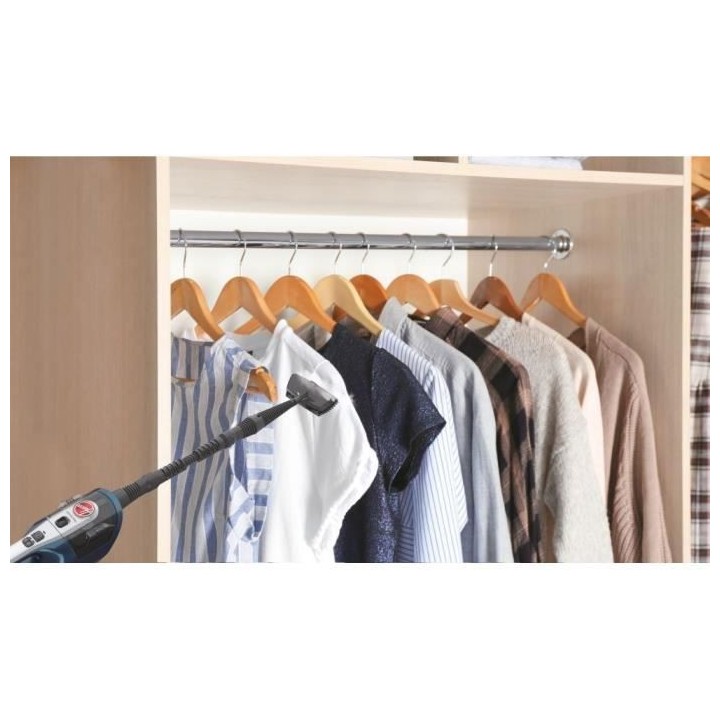 HOOVER H-PURE 700 - Balai hybride Aspiration + Vapeur 360° - Puissant