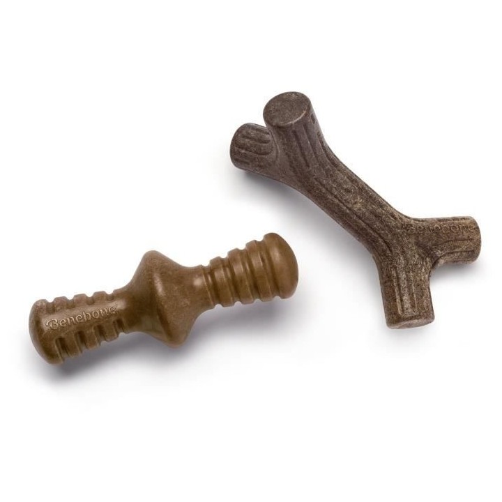 Benebone Lot de 2 jouets a mâcher pour petits chiens
