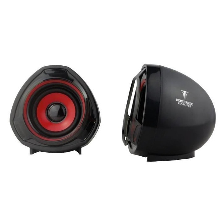 BERSERKER Haut-parleurs HATI Rouge/Noir
