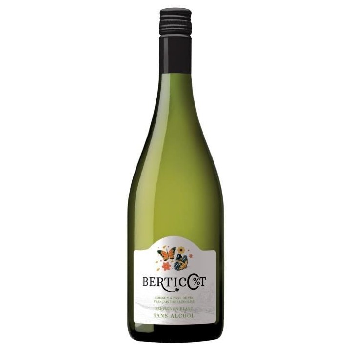 Bertico%T - Sauvignon Blanc Sans Alcool - Boisson a base de vin franç