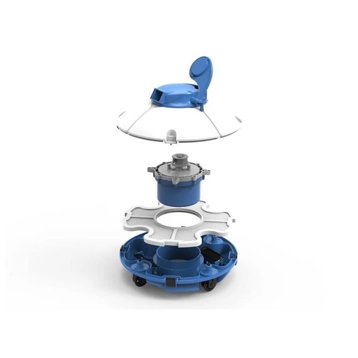 BESTWAY Robot aspirateur Frisbee - Pour piscine a fond plat - 5 x 3 m