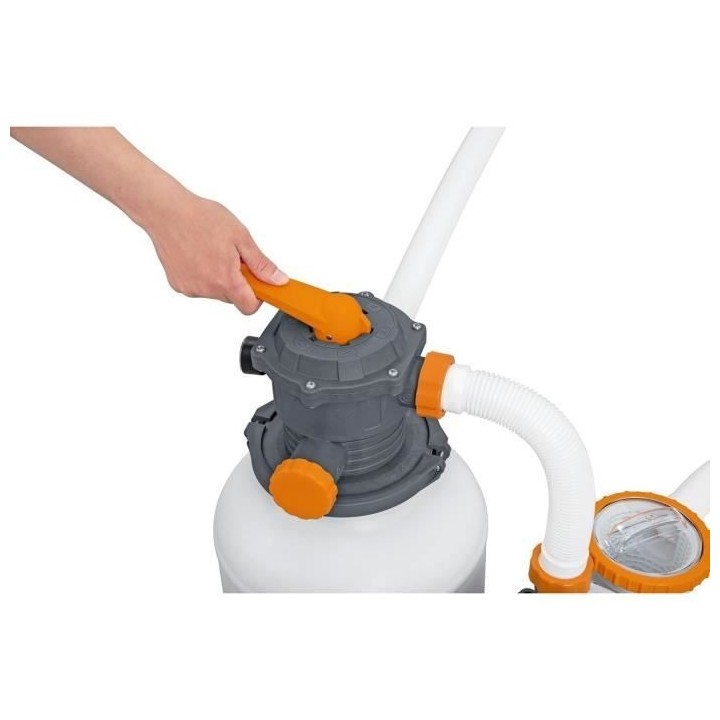 Filtre a sable BESTWAY Flowclear™ 8 327 L/h + préfiltre compatible