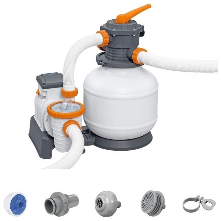 Filtre a sable BESTWAY Flowclear™ 8 327 L/h + préfiltre compatible