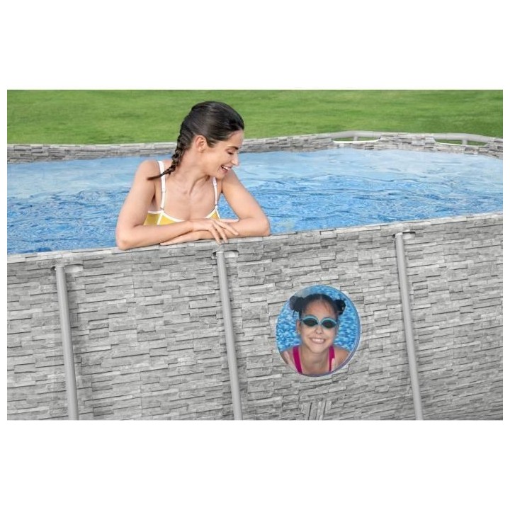 Kit Piscine hors sol BESTWAY Power Steel™- 427 x 250 x 100 cm - Oval