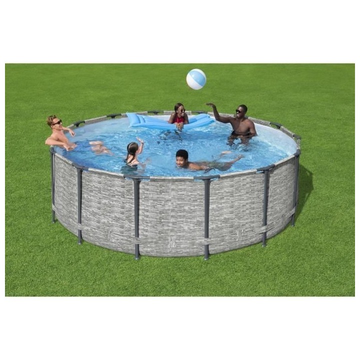 Kit Piscine hors sol tubulaire BESTWAY Steel Pro Max™ - 427 x 122 cm