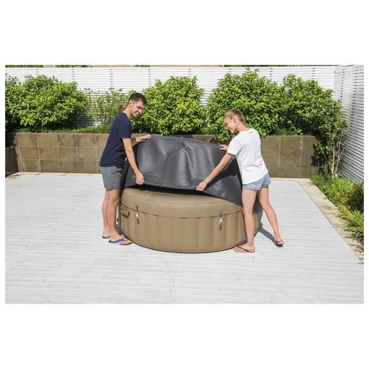 Couverture thermique de protection pour spa Bestway ronds 1,96m x 71cm