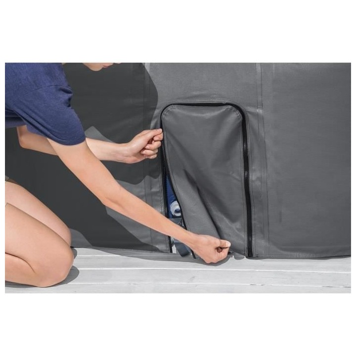 Couverture thermique pour spa carré Bestway 1,80m x 1,80m x 71cm - En