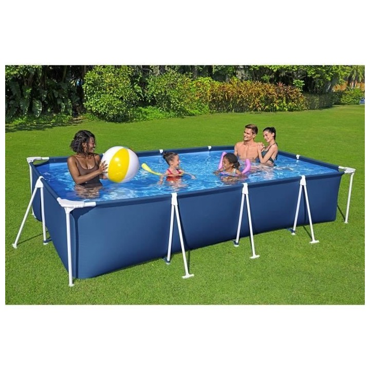 Piscine hors sol tubulaire BESTWAY - Steel Pro™ - 400 x 211 x 81 cm