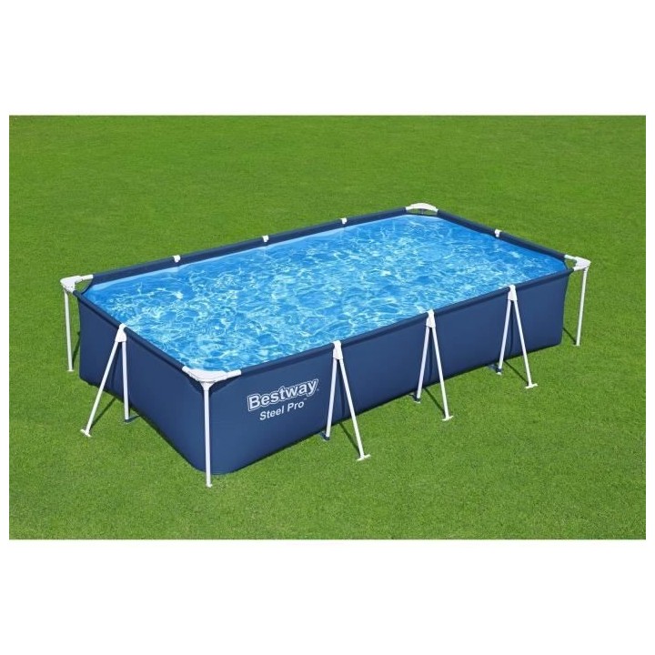 Piscine hors sol tubulaire BESTWAY - Steel Pro™ - 400 x 211 x 81 cm