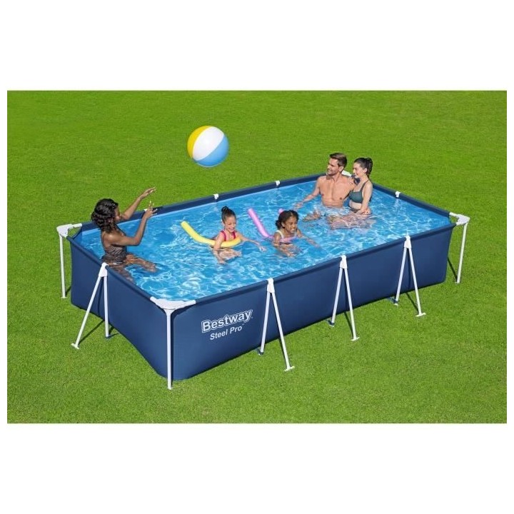 Piscine hors sol tubulaire BESTWAY - Steel Pro™ - 400 x 211 x 81 cm