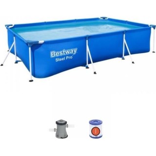Kit Piscine hors sol tubulaire BESTWAY Steel Pro - 300 x 201 x 66 cm -