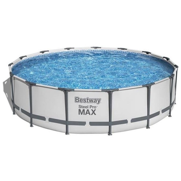 Kit Piscine hors sol tubulaire BESTWAY Steel Pro Max™- 457 x 107 cm