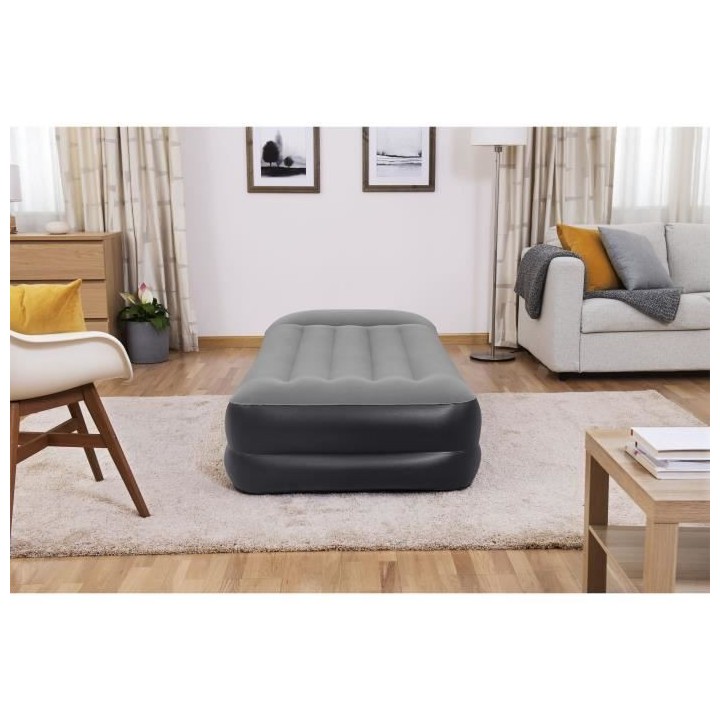 Lit gonflable - BESTWAY - Tritech 1P - 1 place - 191x97x46 cm avec pom