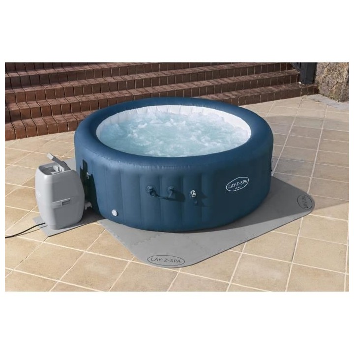 BESTWAY - Tapis de sol pour spa carré ou rond Lay-Z-Spa 196 x 196 cm