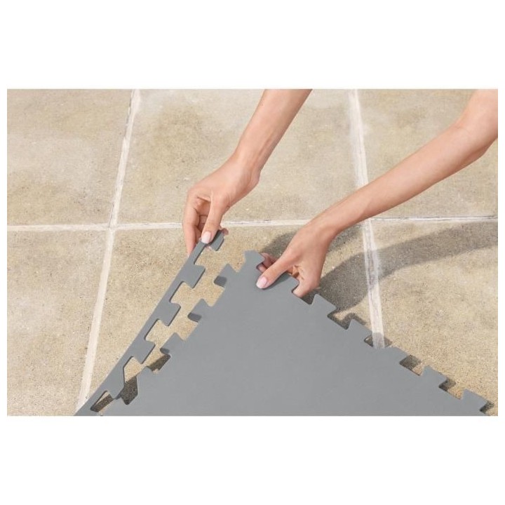 BESTWAY - Tapis de sol pour spa carré ou rond Lay-Z-Spa 196 x 196 cm