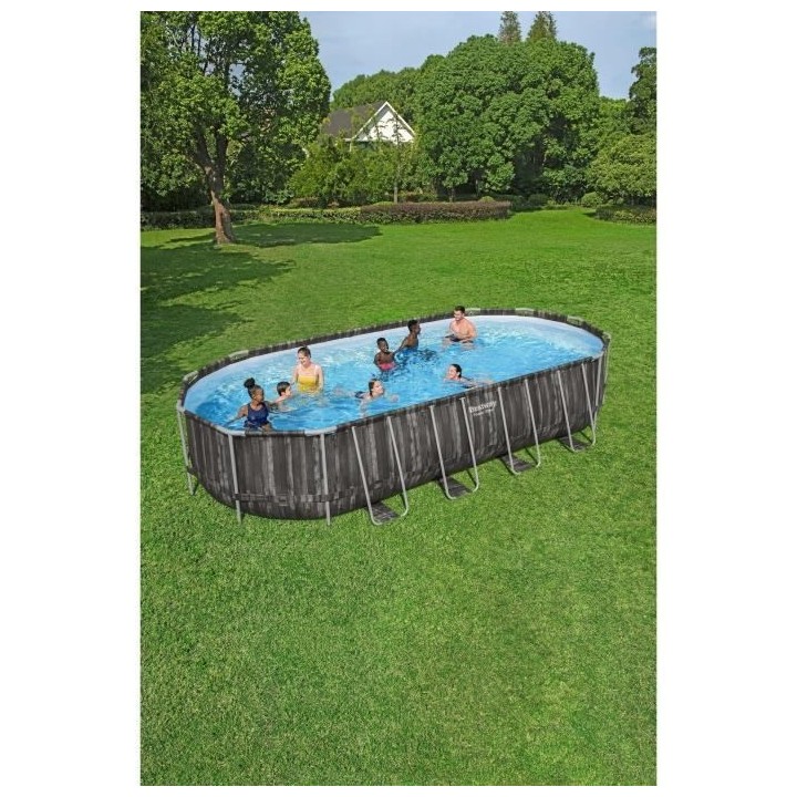 Kit Piscine hors sol tubulaire BESTWAY - Power Steel™ - 732 x 366 x