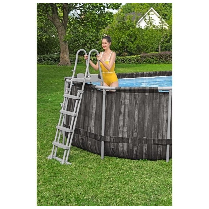 Kit Piscine hors sol tubulaire BESTWAY - Power Steel™ - 732 x 366 x