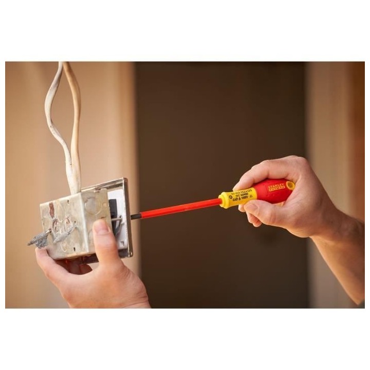 Jeu de 6 Tournevis Isolés 1000V - STANLEY FATMAX - 0-65-443 - Electri