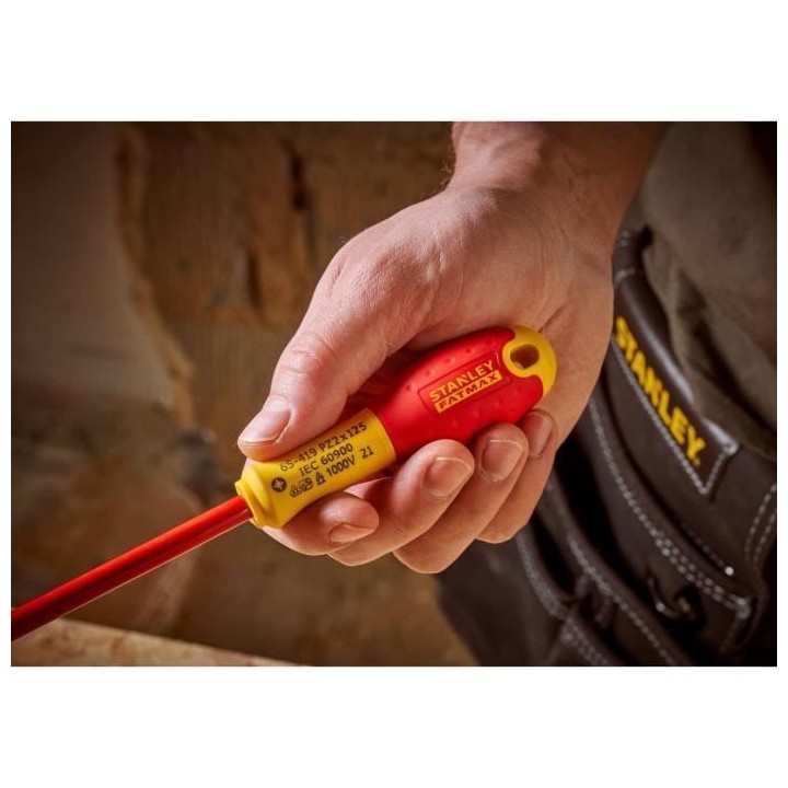 Jeu de 6 Tournevis Isolés 1000V - STANLEY FATMAX - 0-65-443 - Electri