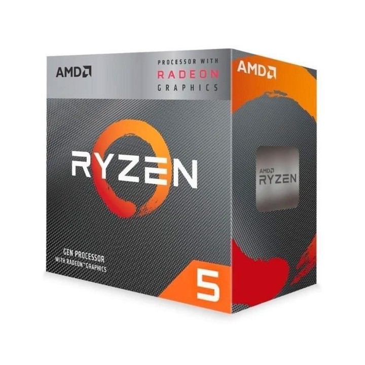 AMD - RYZEN 5 4600G - Processeur - 4,2 GHz - AM4 - 6 coeurs