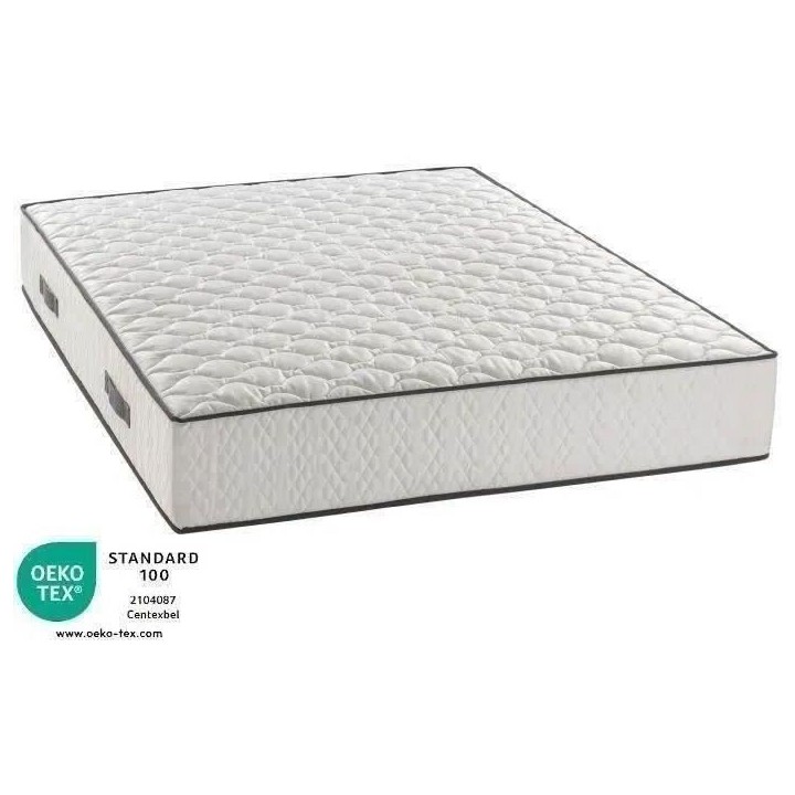 Matelas 140x200 cm - 580 ressorts ensachés - 7 zones de confort - 24