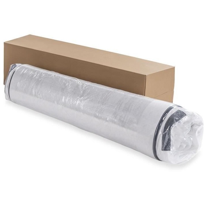 Matelas 140x200 cm - 580 ressorts ensachés - 7 zones de confort - 24