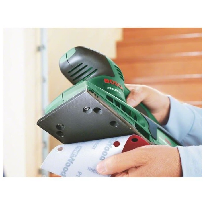 Ponceuse vibrante Bosch - PSS 200 A (Livré dans coffret plastique ave