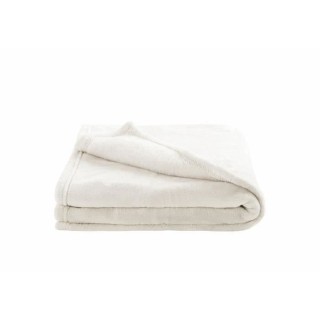 DOMIVA Couverture Microdoux - Microfibre 100% Polyester - Blanc - 75 x