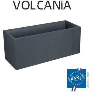 EDA Bac jardiniere Volcania 100 x 40 x 40 cm - 97,6 L - Gris anthracit