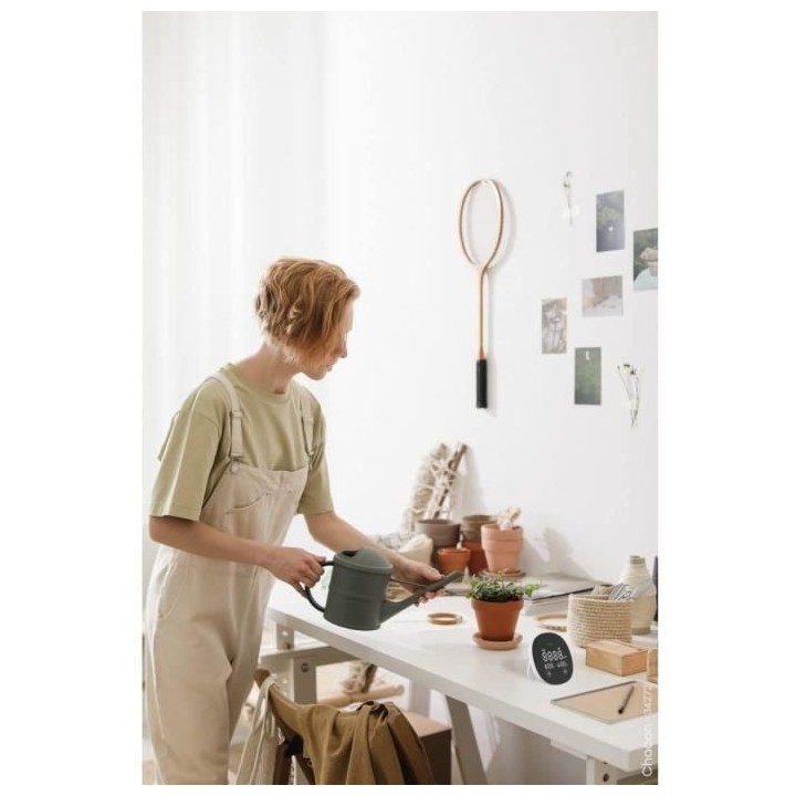 EDA Bac jardiniere Volcania 100 x 40 x 40 cm - 97,6 L - Gris anthracit