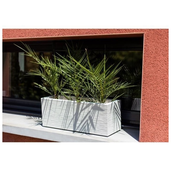 EDA PLASTIQUE Balconniere Graphit Up - 25 L - 59 x 19,5 x 22,8 cm - Bl