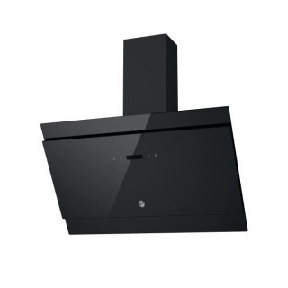 Hotte Inclinée - HOOVER HDG9DCK3B - Larg 90 cm - Verre trempé Noir -