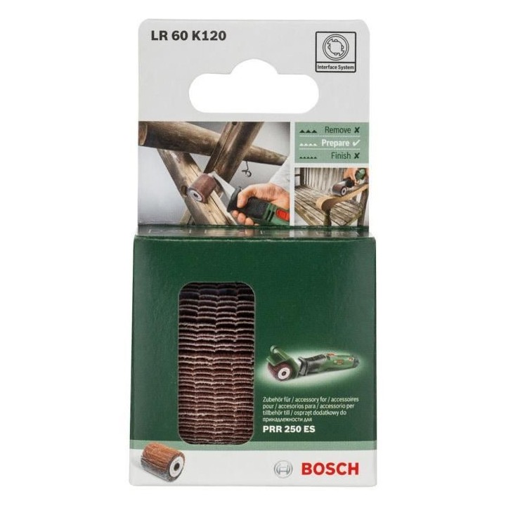 Rouleau a lamelles Bosch - PRR 60mm G120 - Accessoire pour Texoro - Bo