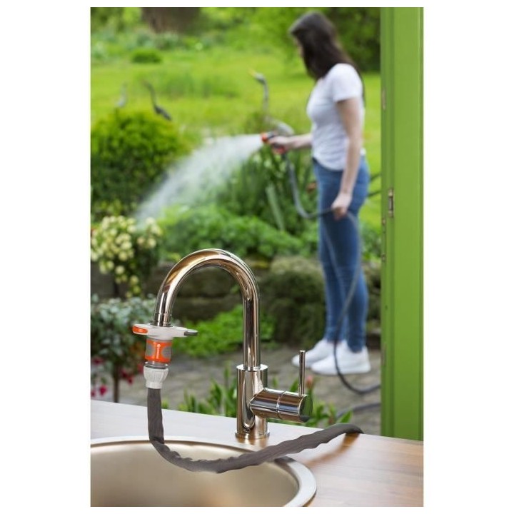 Adaptateur de robinet d'intérieur GARDENA - Raccordement filetage mâ