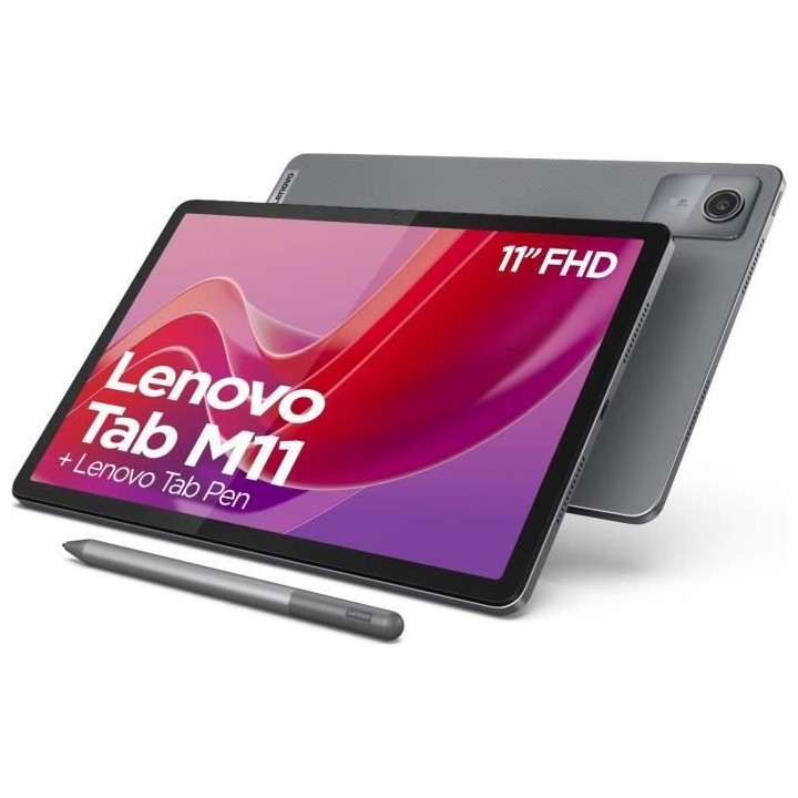 LENOVO Tab M11 - 11 - 4 Go RAM - Stockage 128 Go - Stylet Lenovo Tab P