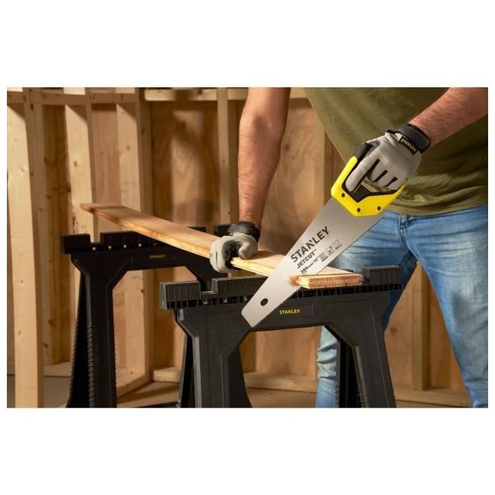 Scie Egoine - STANLEY - 2-15-594 - Jetcut - Coupe Fine - 380 mm