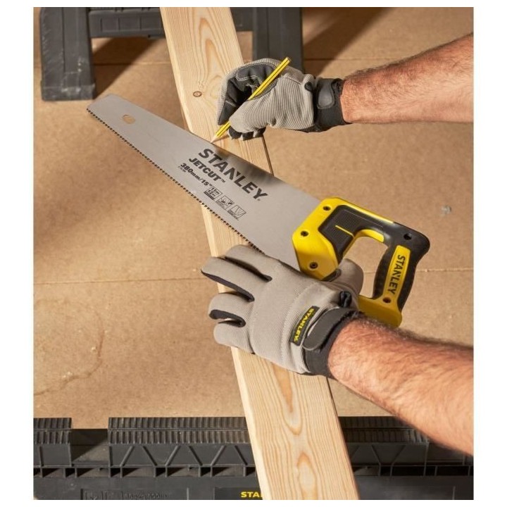 Scie Egoine - STANLEY - 2-15-594 - Jetcut - Coupe Fine - 380 mm