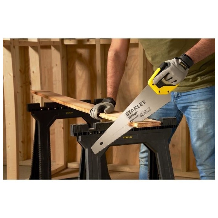 Scie Egoine - STANLEY - 2-15-595 - Jetcut - Coupe Fine - 450 mm