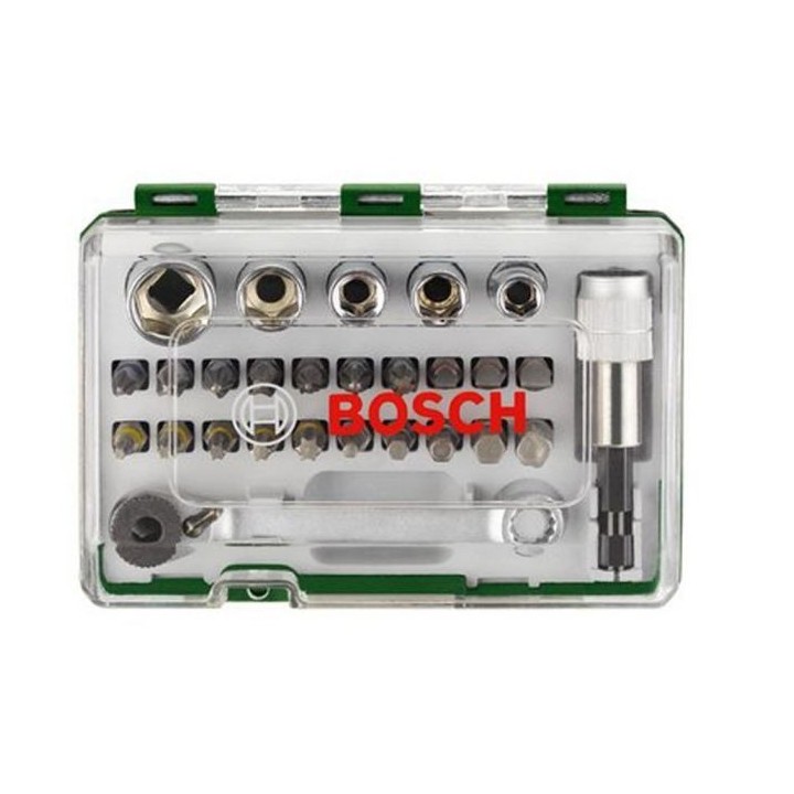Set vissage mixte Bosch - Kit 27 pieces, Assortiment d'Embouts de Viss