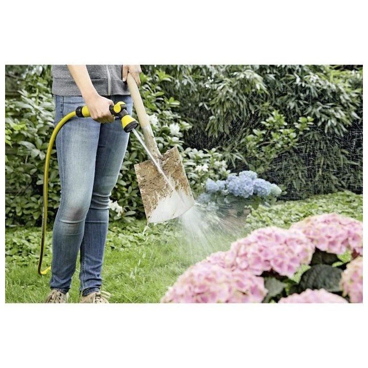 Pistolet d'arrosage plastique multifonction - KARCHER - 3 formes de je