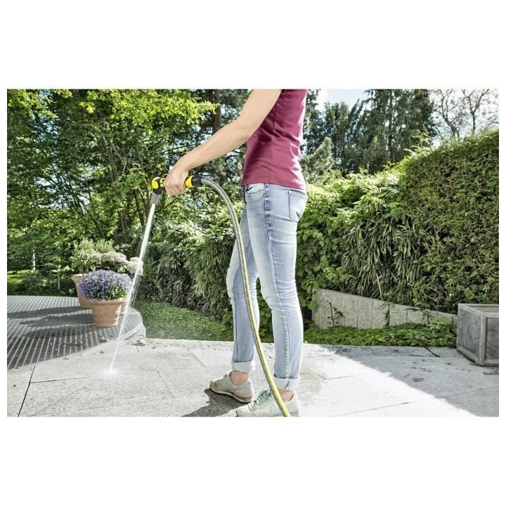 Pistolet d'arrosage Plus - KARCHER - Poignée rotative - Gâchette aut