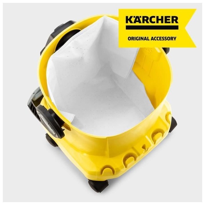 Sachet filtre ouate WD4 a WD6 (4 pieces) - KARCHER - 28630060