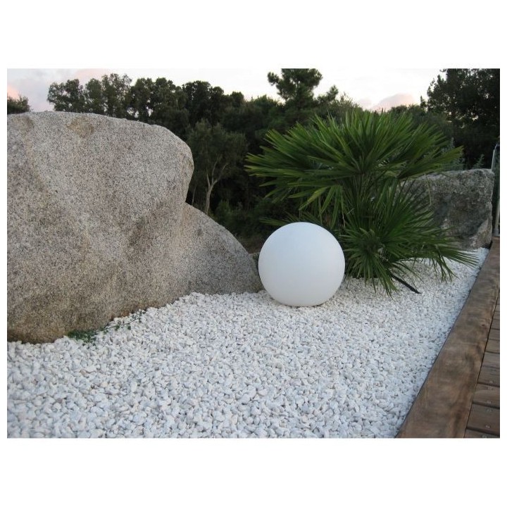 LUMISKY - Boule lumineuse filaire pour extérieur LED - blanc BOBBY -