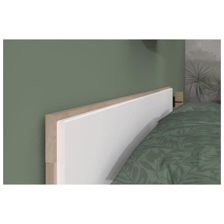 Chambre complete adulte - DREAM - Lit 140x190/200 cm + 2 chevets + arm