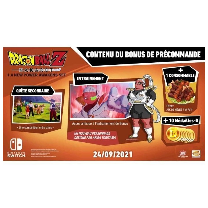Dragon Ball Z : Kakarot Jeu Switch