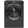 Lave-linge hublot HOOVER H-WASH 500 HWP48AMBCR/1-S - 8 kg - Induction - 1400 trs/min - Classe A - connecté - vapeur - Anthracit