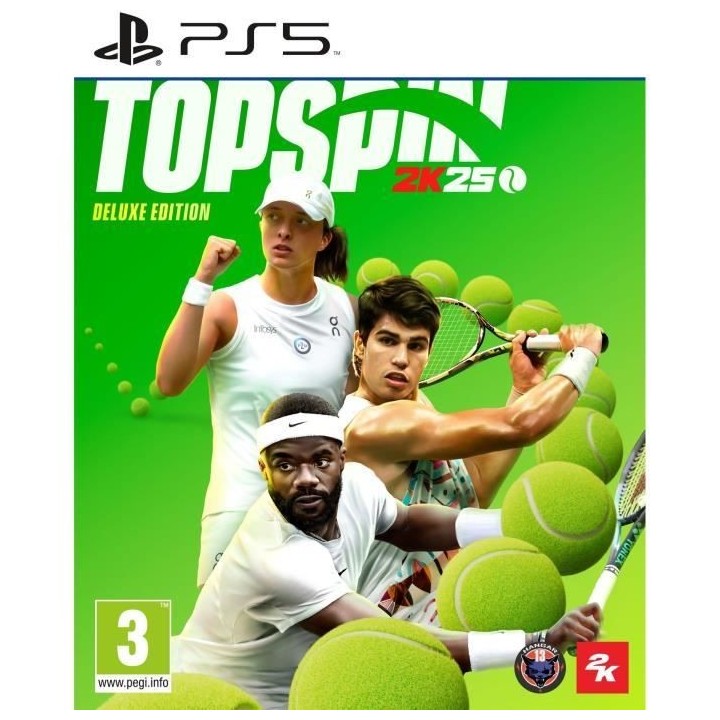 TopSpin 2K25 - Jeu PS5 - Deluxe Edition